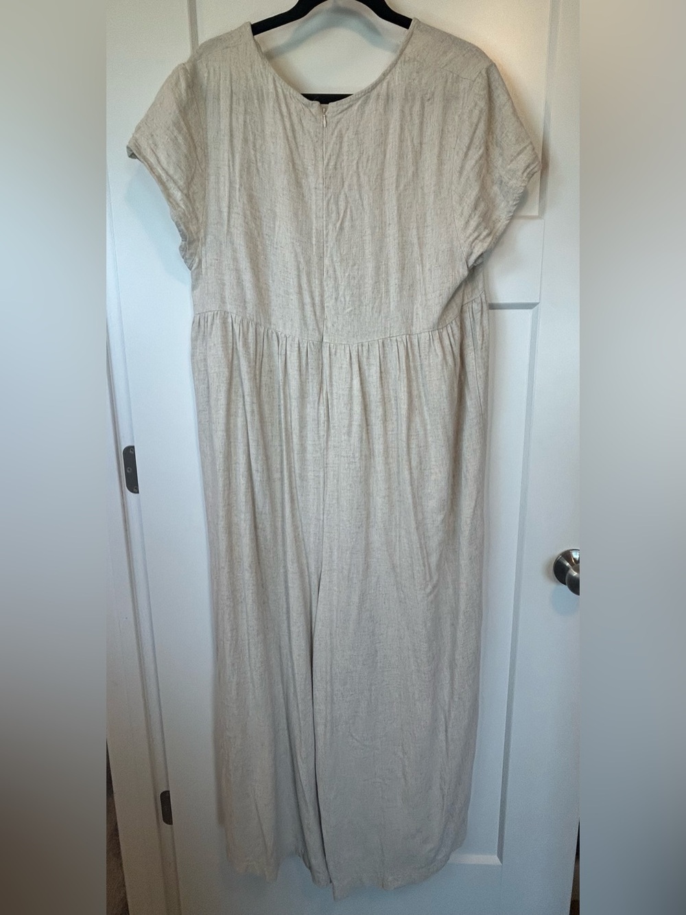 NATURAL LIFE Light Gray Soft Wide-Leg Jumpsuit - Picture 13 of 13